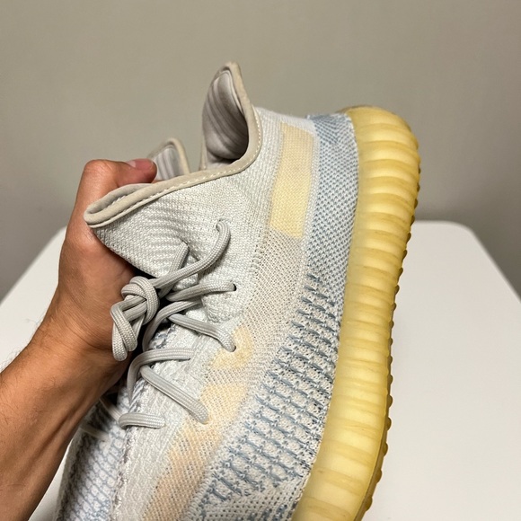 Adidas Yeezy Boost 350 V2 Cloud White Non-Reflective FW3043 US 12 - Picture 12 of 14